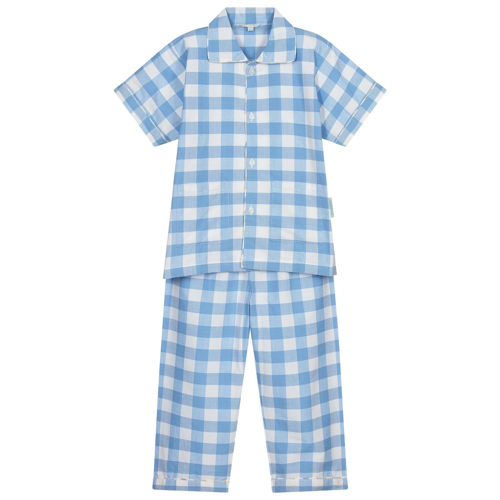 Turquaz - Boys Blue Long Pyjamas | Childrensalon