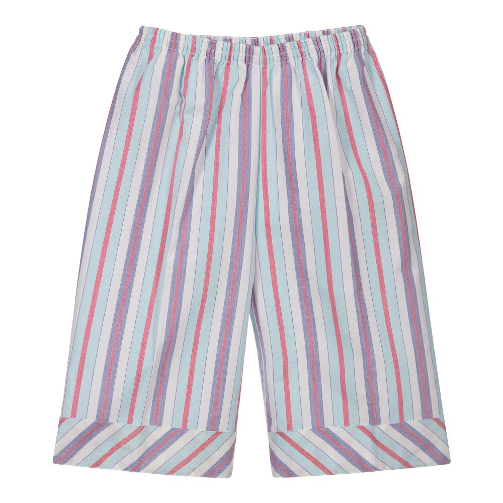 Turquaz - Boys Blue Striped Culottes  | Childrensalon