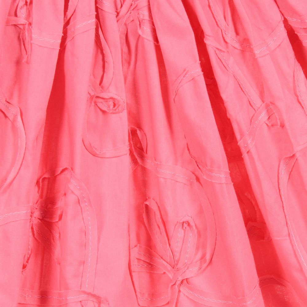 Turquaz-Girls Pink Cotton Dress | Childrensalon Outlet