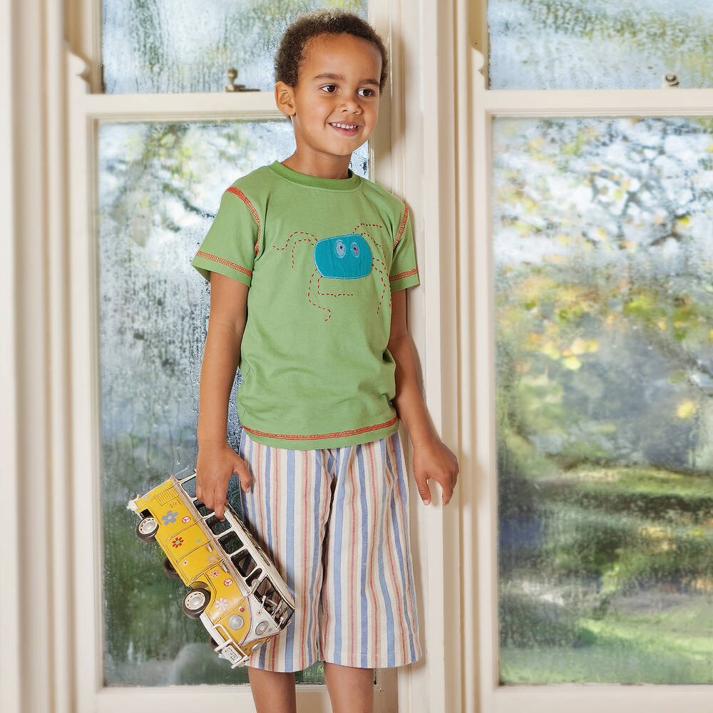 Turquaz-Green & Blue Spider Pyjamas | Childrensalon Outlet