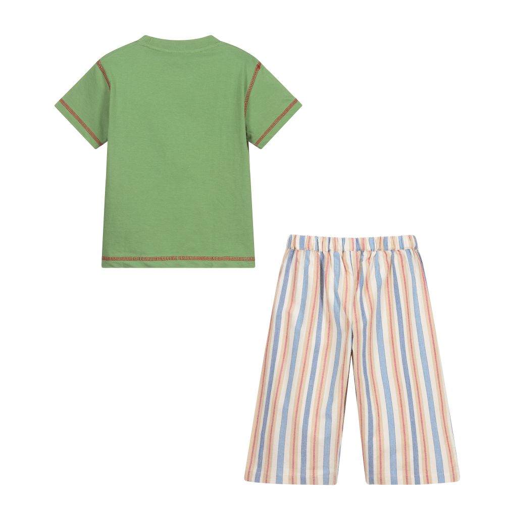 Turquaz-Green & Blue Spider Pyjamas | Childrensalon Outlet