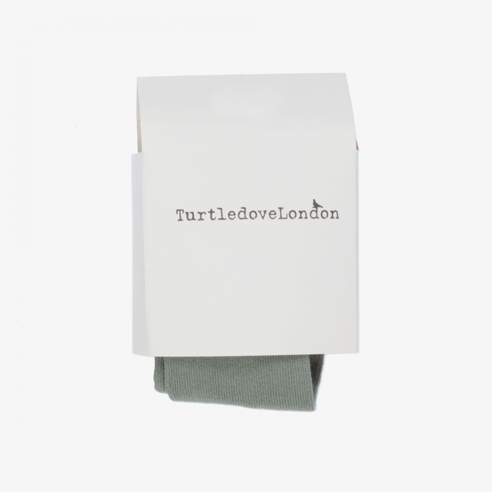Turtledove London-Baby Girls Green Cotton Tights | Childrensalon Outlet