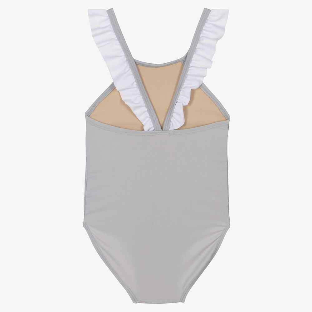 Turtledove London-Baby Grey Swimsuit (UPF50+) | Childrensalon Outlet