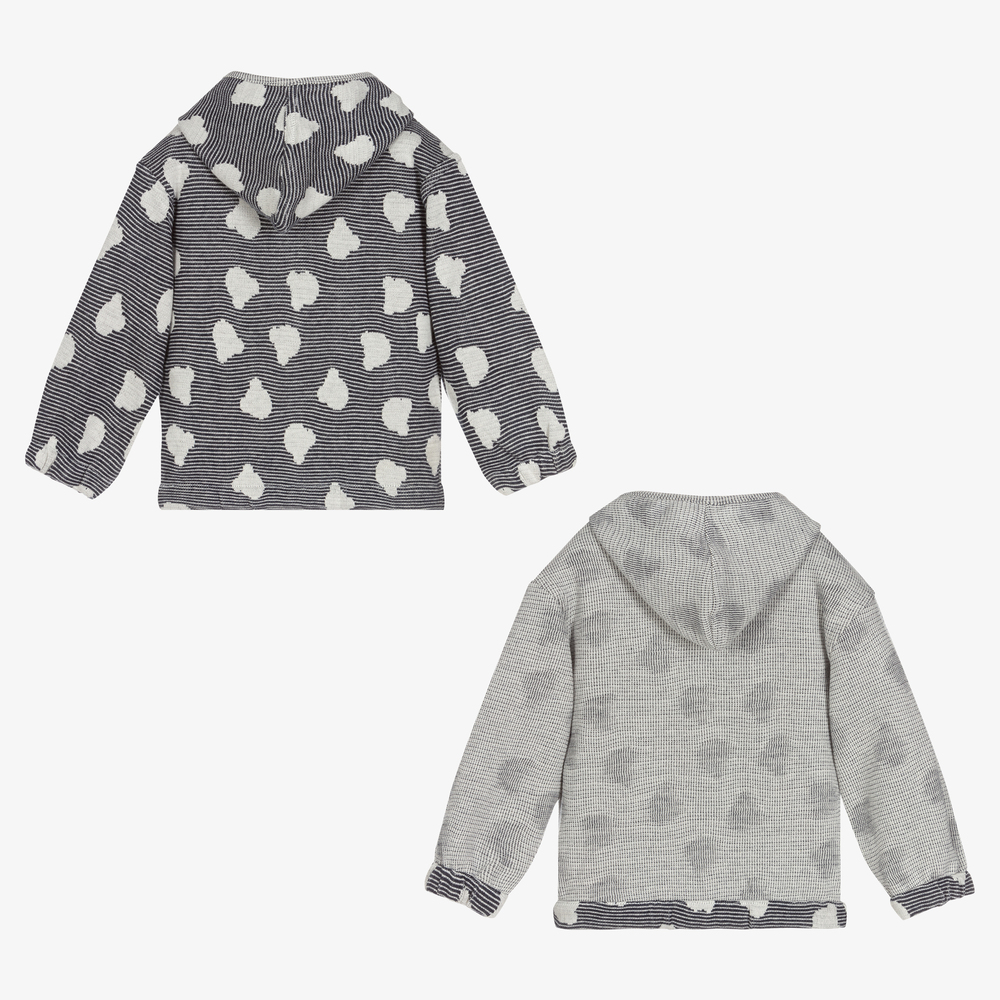 Turtledove London-Black Striped Hooded Top | Childrensalon Outlet