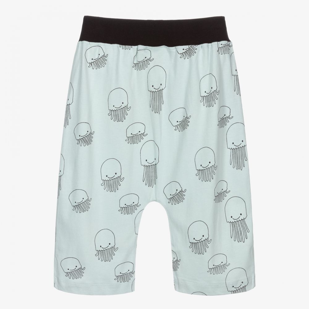 Turtledove London-Blue Organic Cotton Shorts | Childrensalon Outlet
