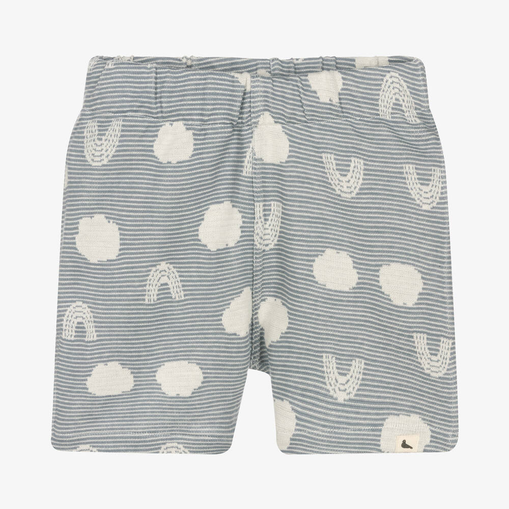 Turtledove London - Boys Blue Organic Cotton Shorts | Childrensalon