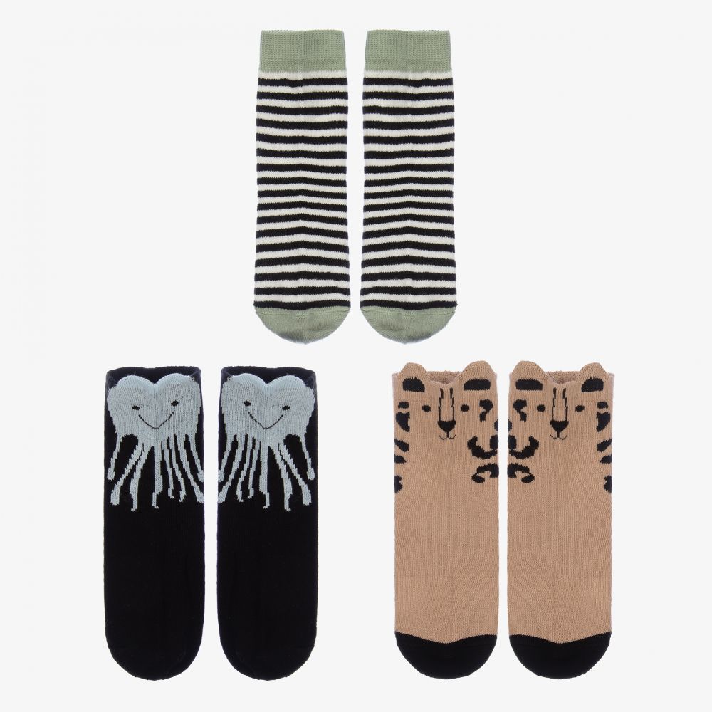 Turtledove London - Cotton Socks (3 Pack) | Childrensalon