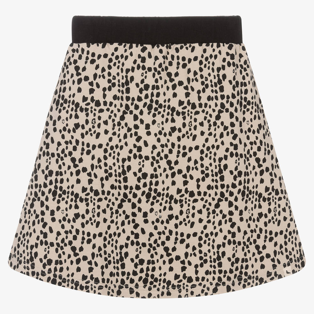 Turtledove London - Girls Grey Organic Cotton Skirt | Childrensalon
