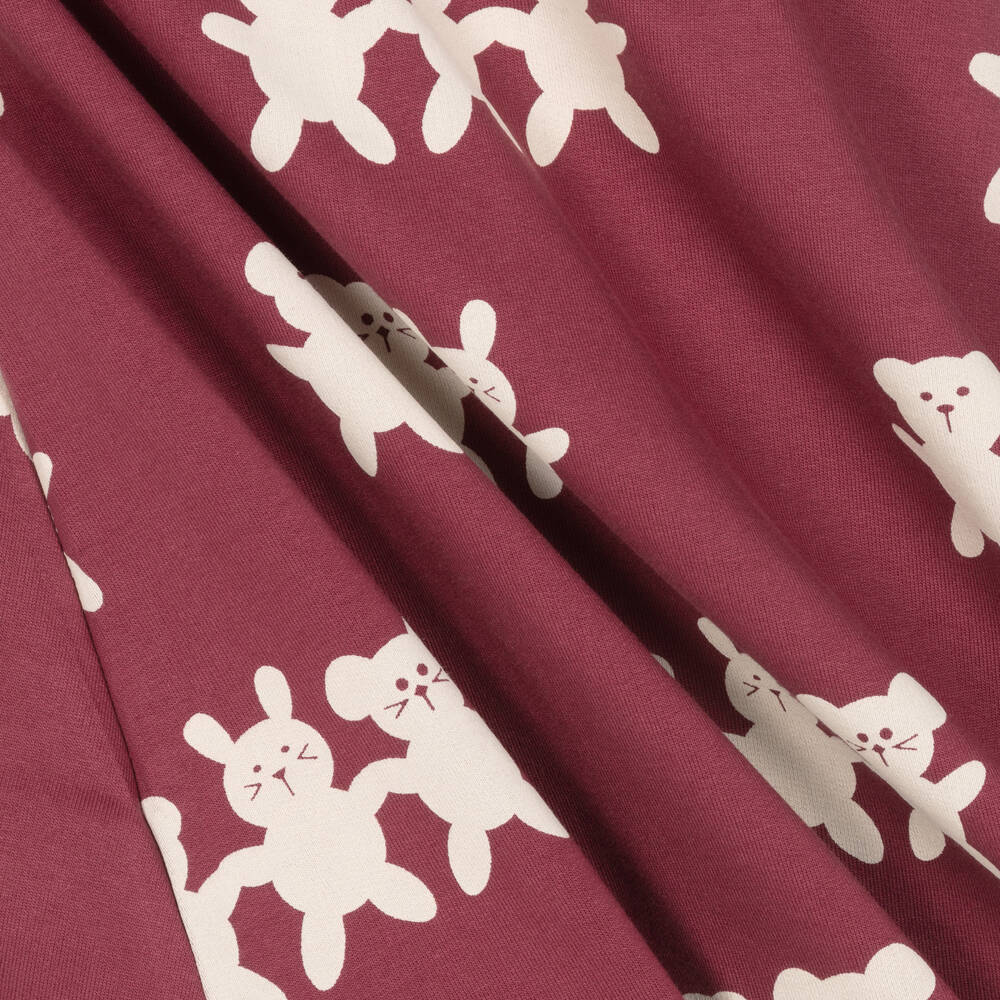 Turtledove London-Girls Red Organic Cotton Skirt | Childrensalon Outlet