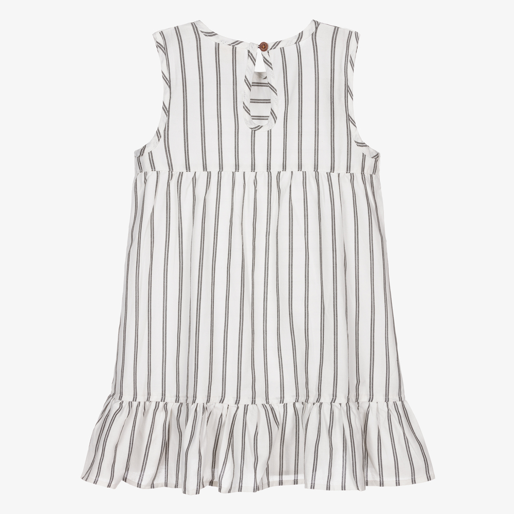 Turtledove London-Girls Striped Cotton Dress | Childrensalon Outlet