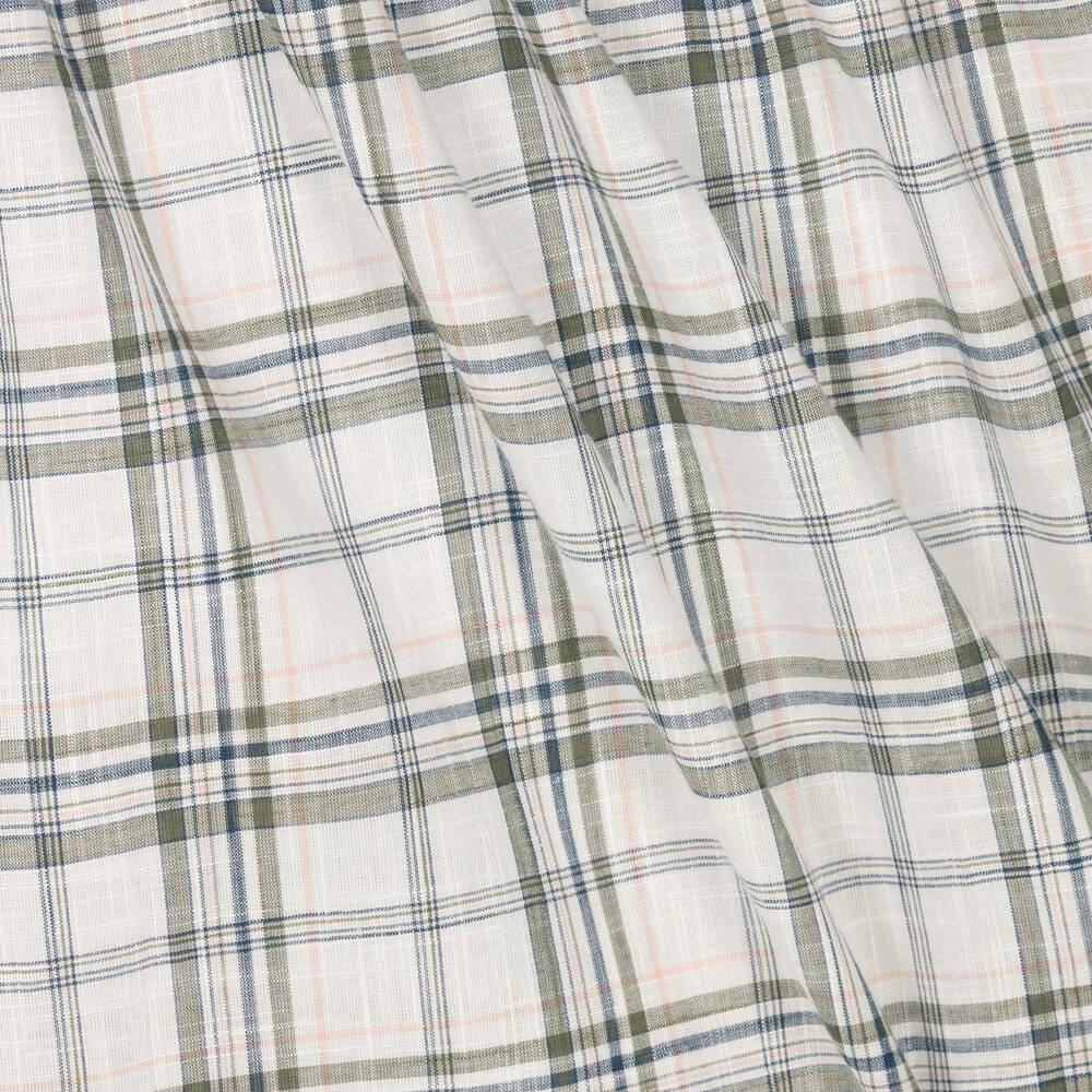 Turtledove London-Girls White Check Cotton Dress | Childrensalon Outlet