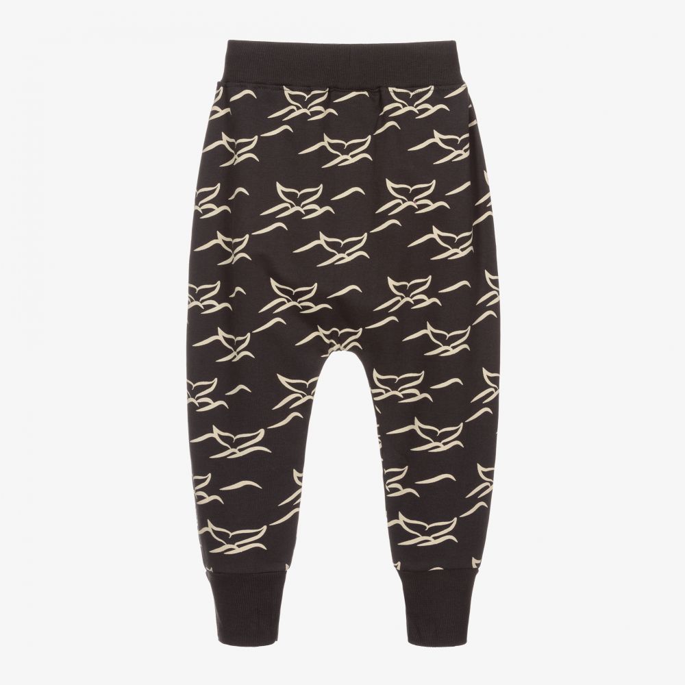 Turtledove London-Grey Organic Cotton Joggers | Childrensalon Outlet