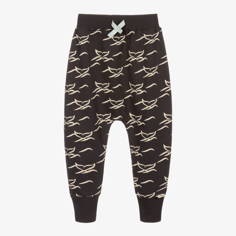 Turtledove London - Grey Organic Cotton Joggers | Childrensalon