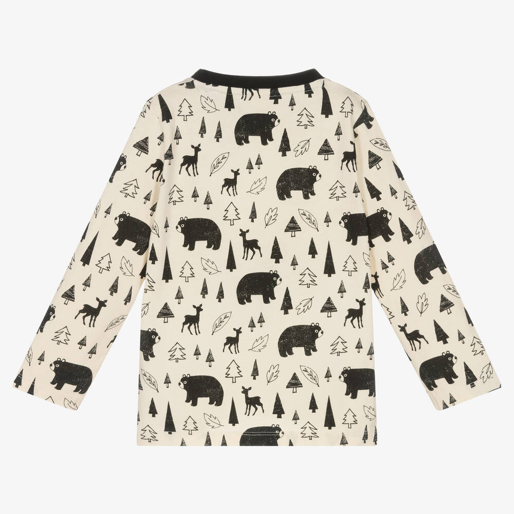 Turtledove London-Ivory Organic Cotton Top | Childrensalon Outlet