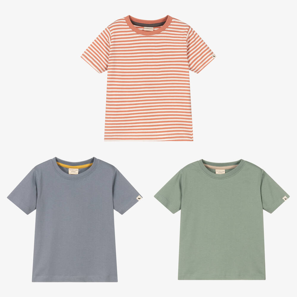 Turtledove London - Organic Cotton T-Shirts (3 Pack) | Childrensalon