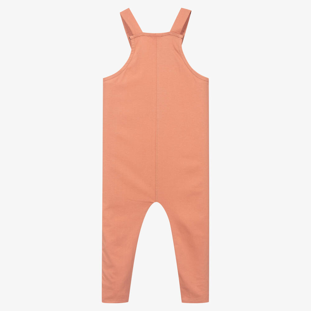 Turtledove London-Red Organic Cotton Dungarees | Childrensalon Outlet