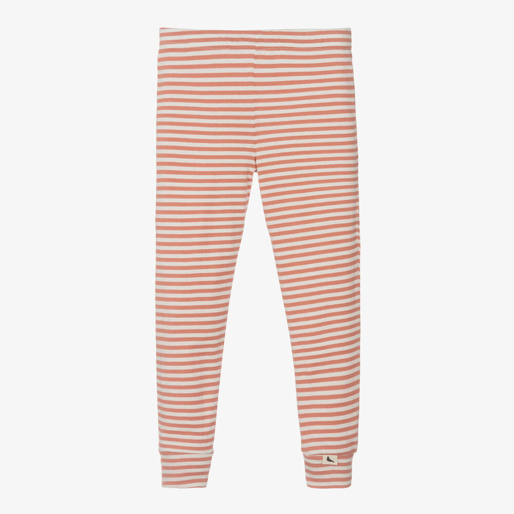 Turtledove London-Red Organic Cotton Leggings | Childrensalon Outlet