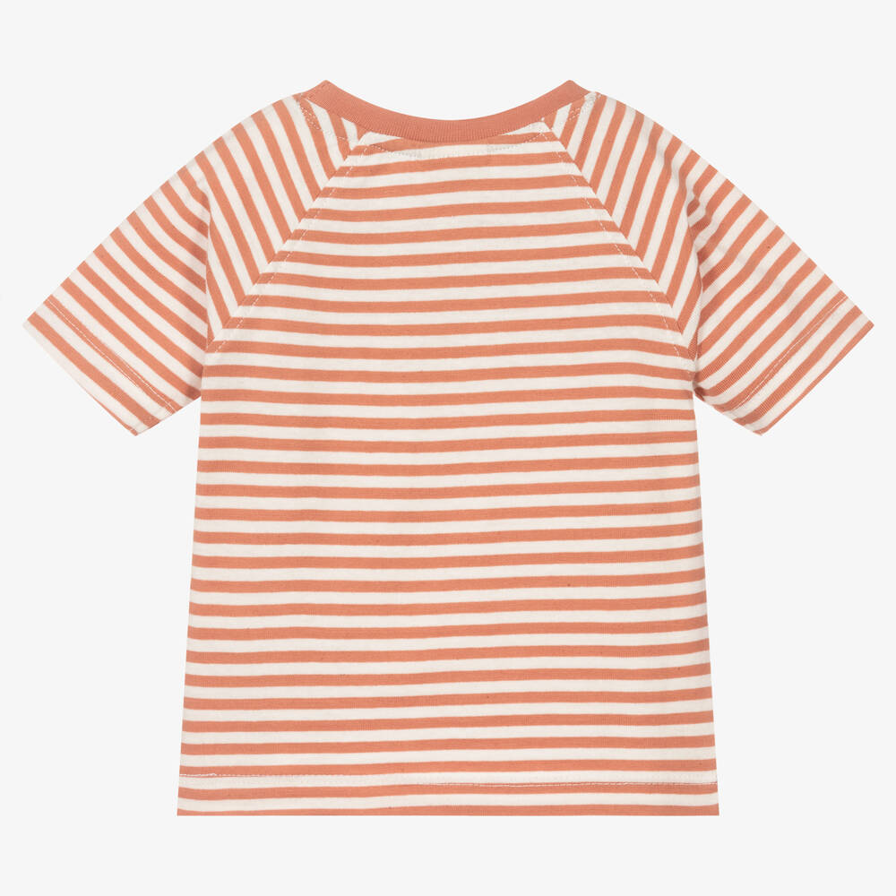 Turtledove London-Red Organic Cotton T-Shirt | Childrensalon Outlet