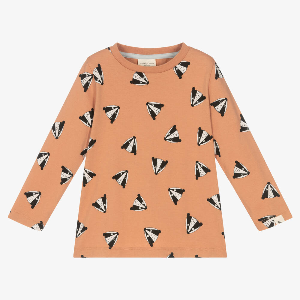 Turtledove London-Red Organic Cotton Top | Childrensalon Outlet