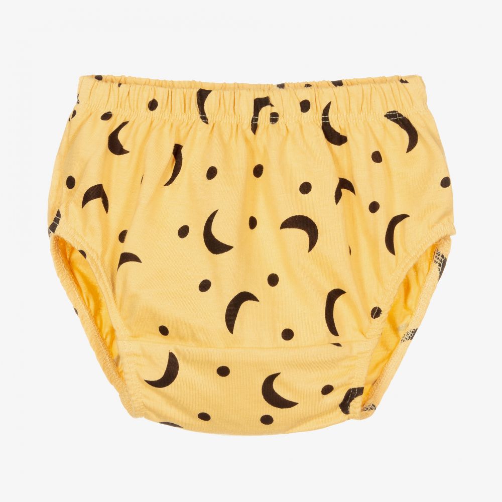 Turtledove London - Yellow Cotton Baby Pants | Childrensalon