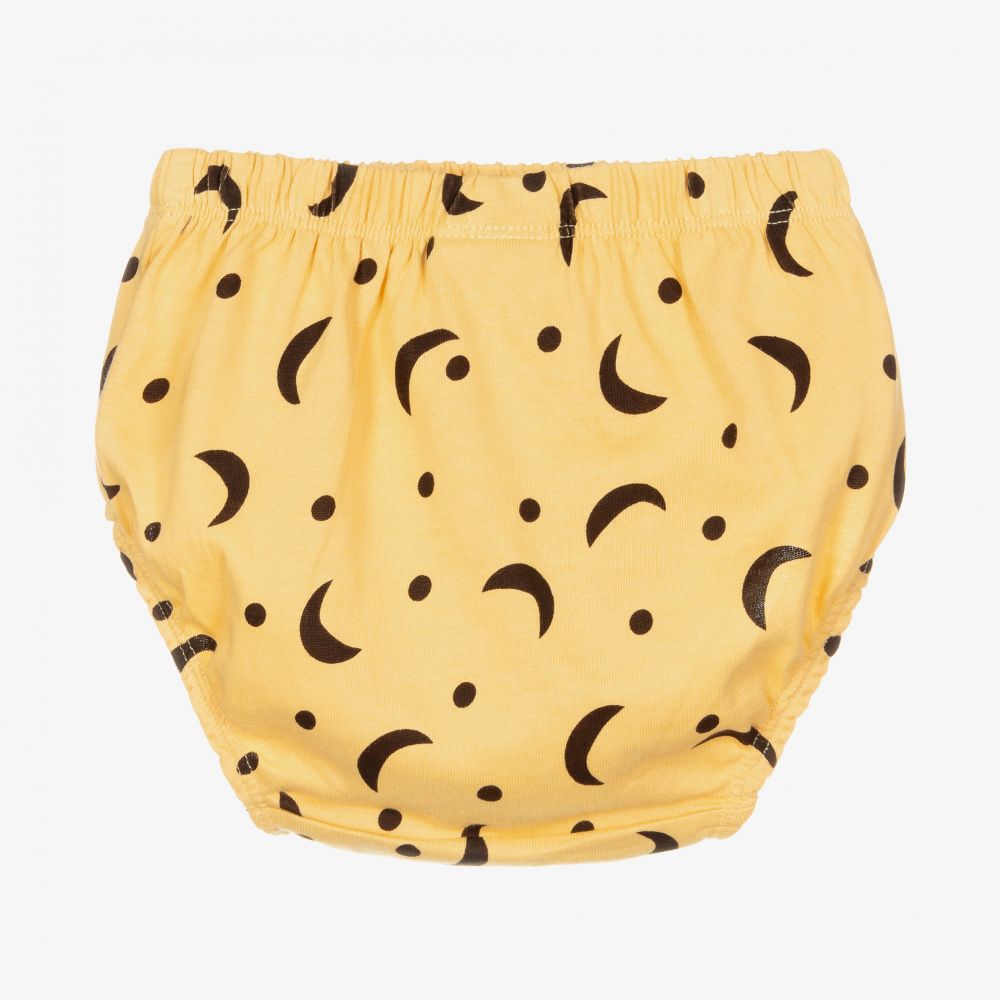 Turtledove London-Yellow Cotton Baby Pants | Childrensalon Outlet