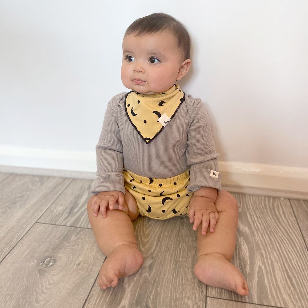 Yellow newborn pants top