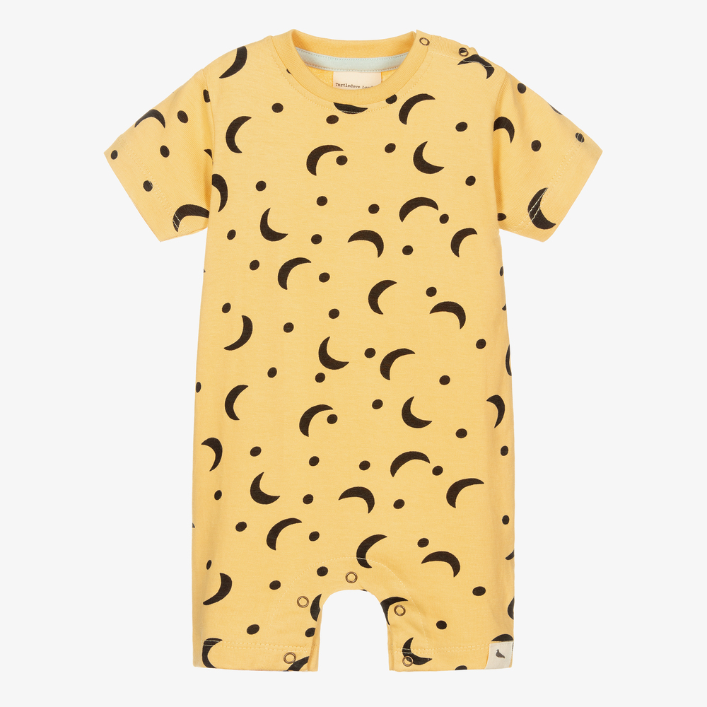 Turtledove London - Yellow Cotton Baby Shortie | Childrensalon