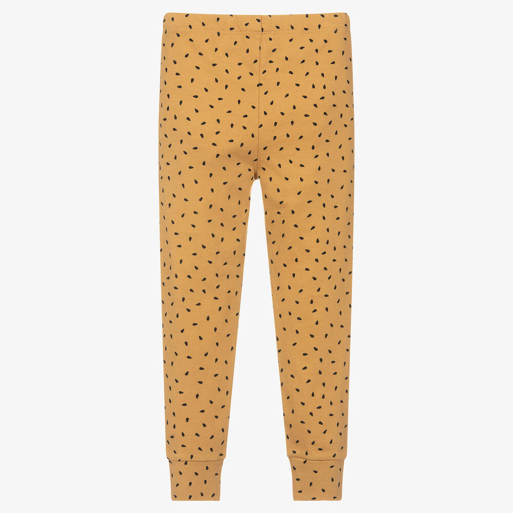 Turtledove London-Yellow Organic Cotton Leggings | Childrensalon Outlet