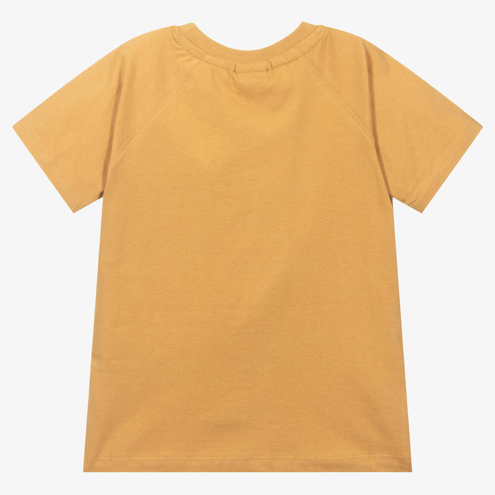 Turtledove London-Yellow Organic Cotton T-Shirt | Childrensalon Outlet