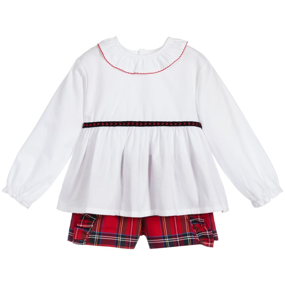 Tutto Piccolo - Set aus Bluse und Shorts (3-teilig) | Childrensalon