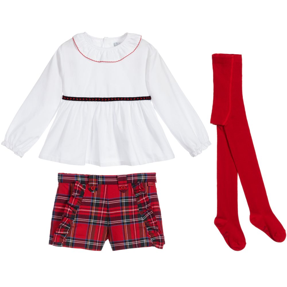 Tutto Piccolo-Комплект с блузкой и шортами (3 предмета) | Childrensalon Outlet