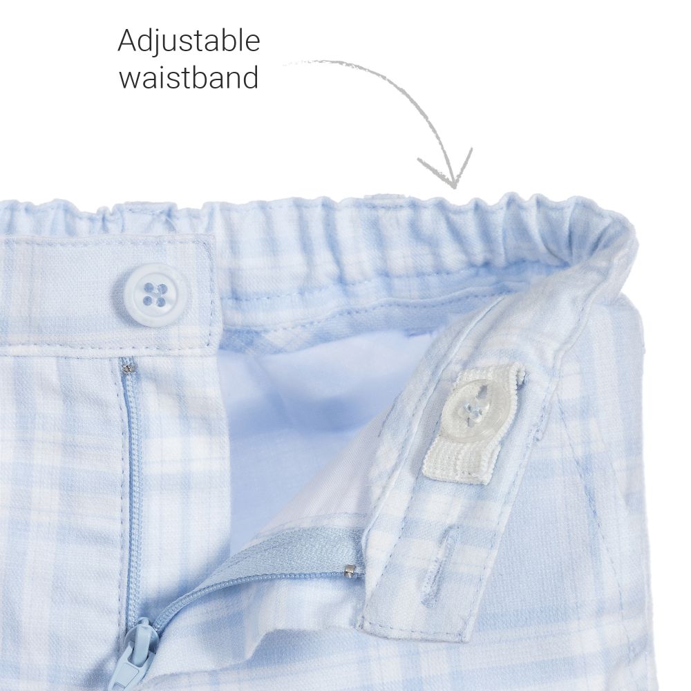 Tutto Piccolo-Костюм с брюками голубого цвета (3 предмета) | Childrensalon Outlet