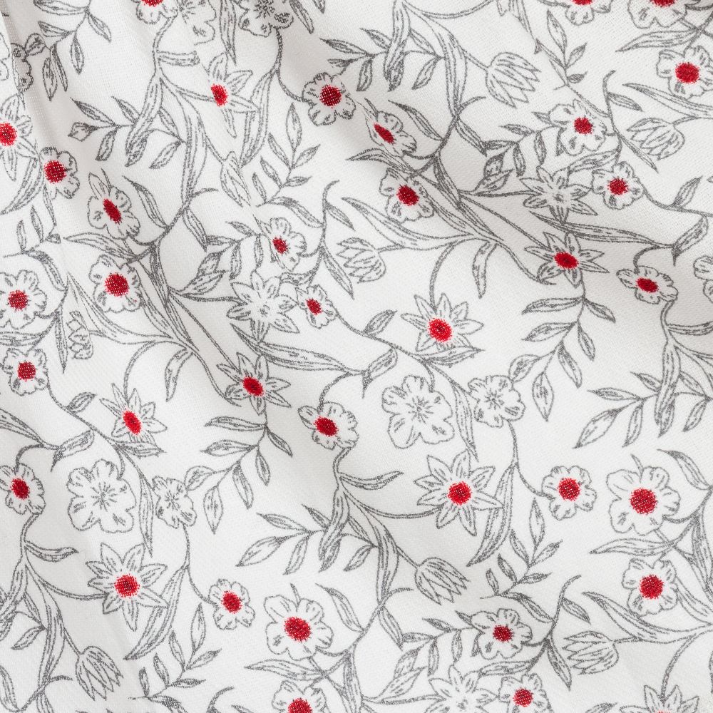 Tutto Piccolo-طقم شورت دانغري 3 قطع قطن لون عاجي، رمادي وأحمر | Childrensalon Outlet