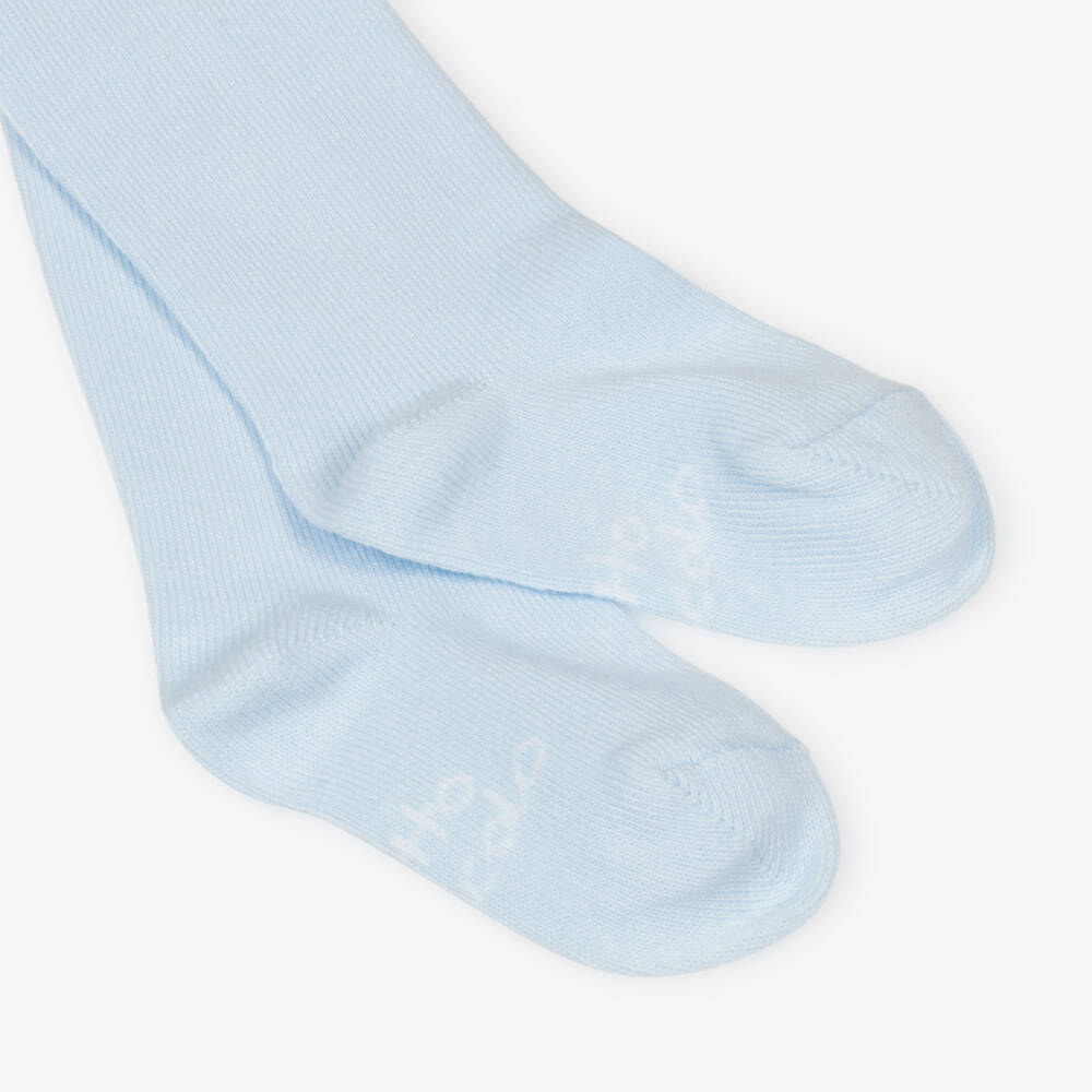 Tutto Piccolo-Baby Boys Pale Blue Cotton Needlecord Shortie Set | Childrensalon Outlet