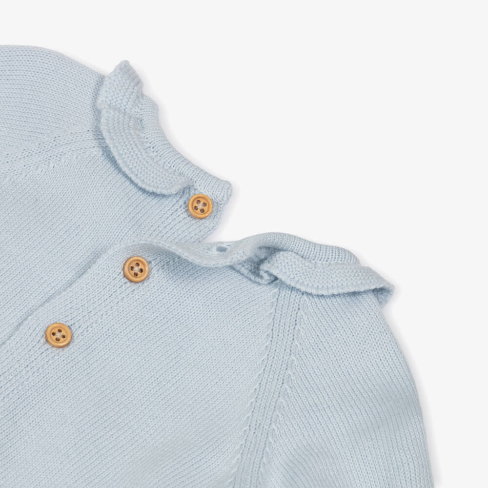 Tutto Piccolo-Комплект для девочек синий с зайчиком | Childrensalon Outlet