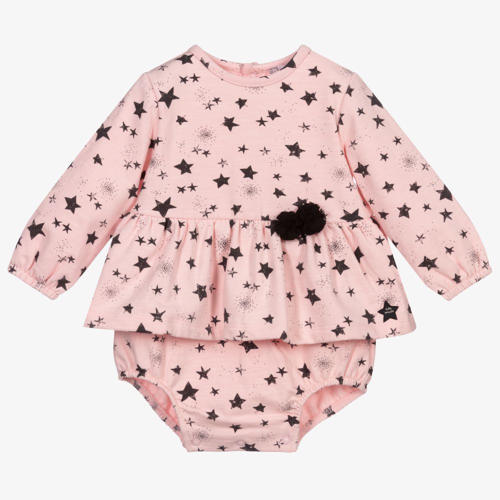 Tutto Piccolo - Set aus rosa Shortie &amp; Socken (M) | Childrensalon