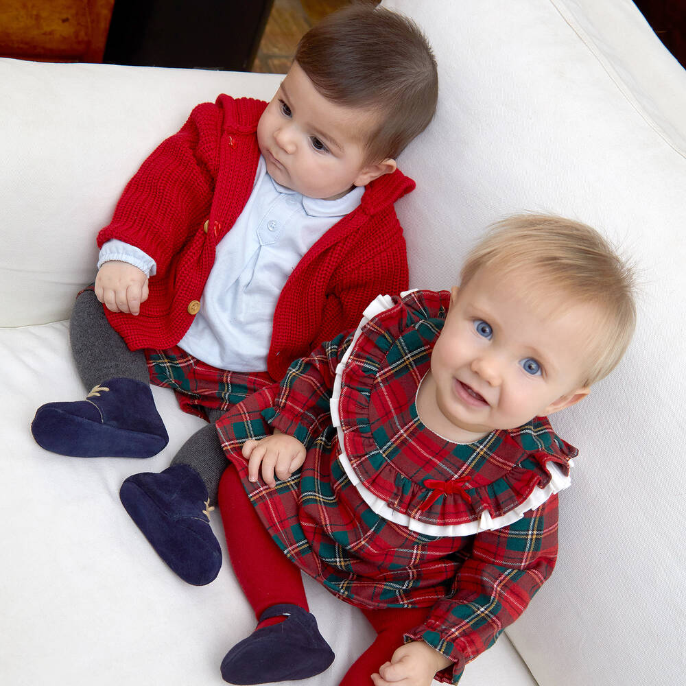 Next baby tartan dress on sale