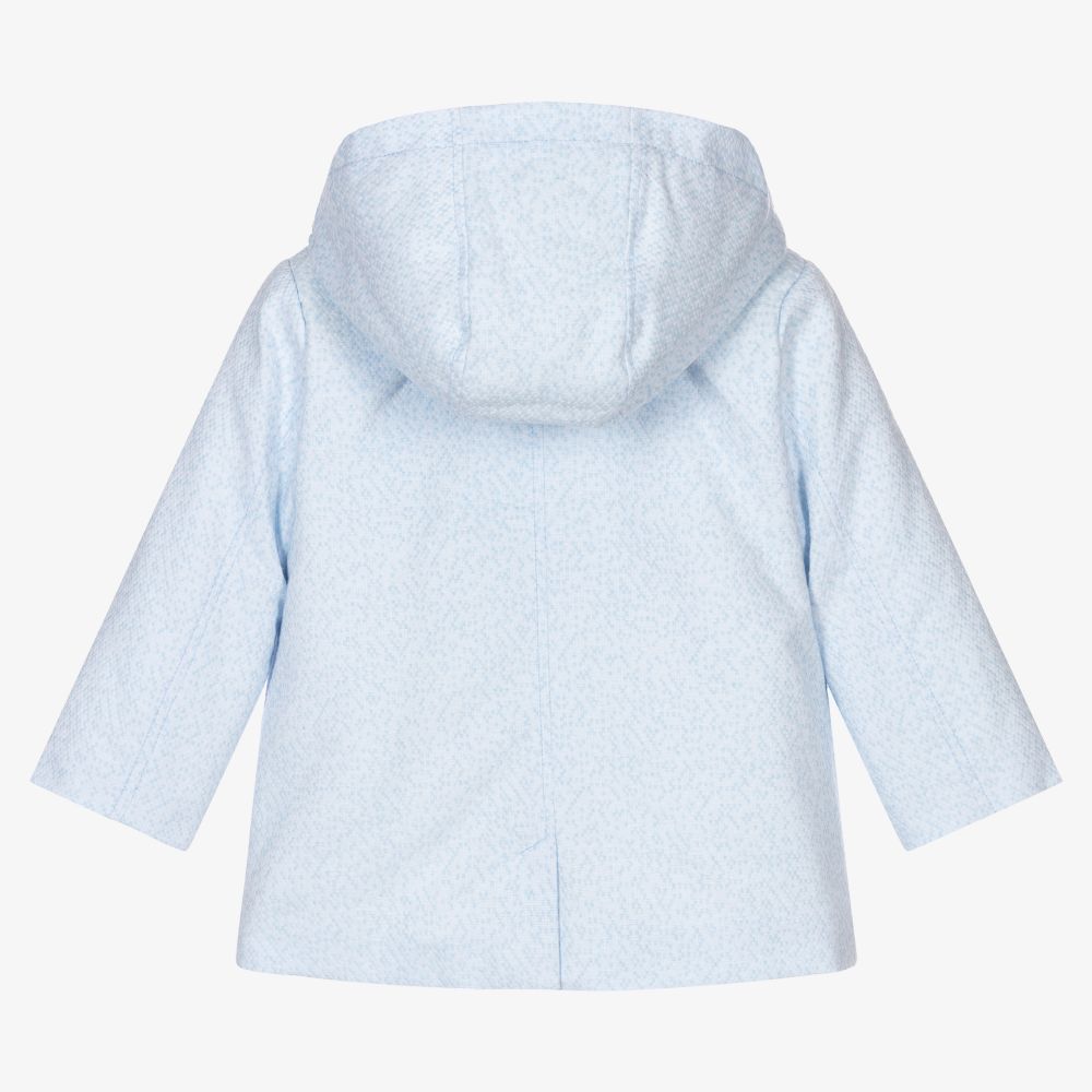 Tutto Piccolo Blue Hooded Baby Coat