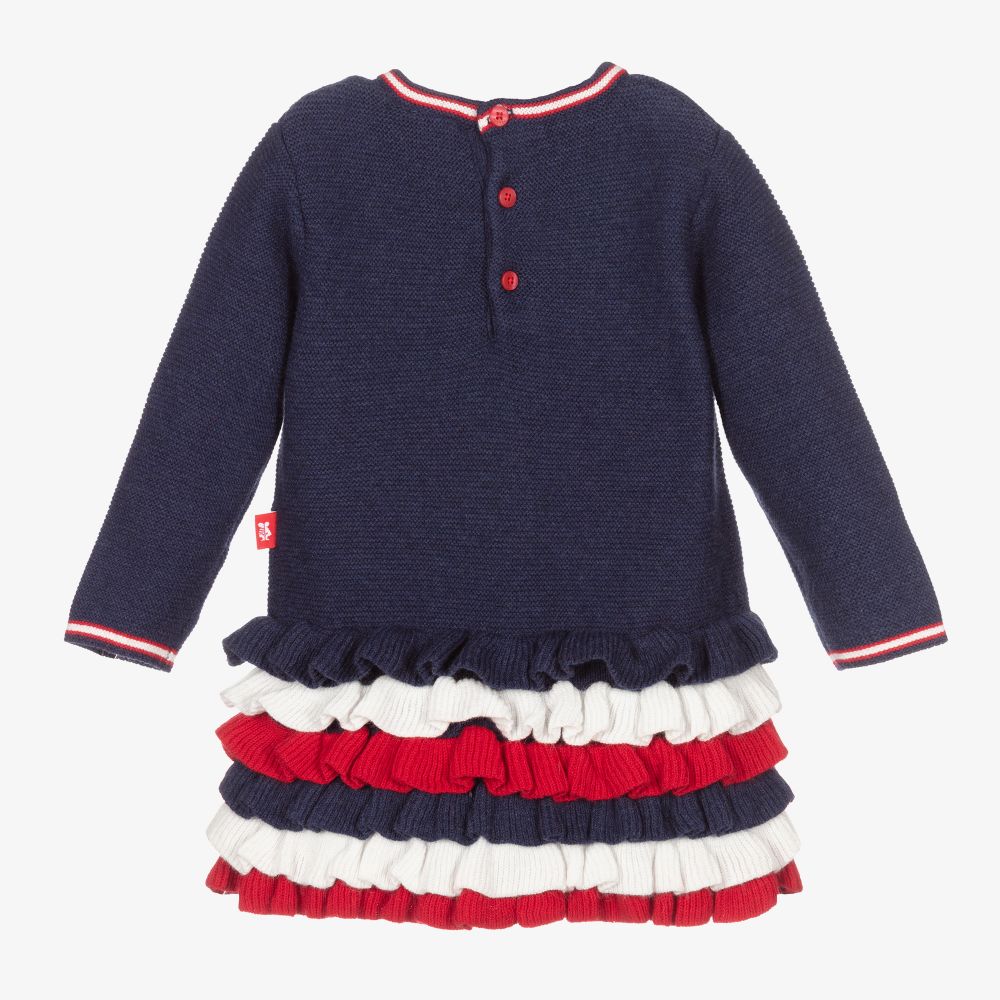 Tutto Piccolo - Blue & Red Baby Dress Set | Childrensalon Outlet
