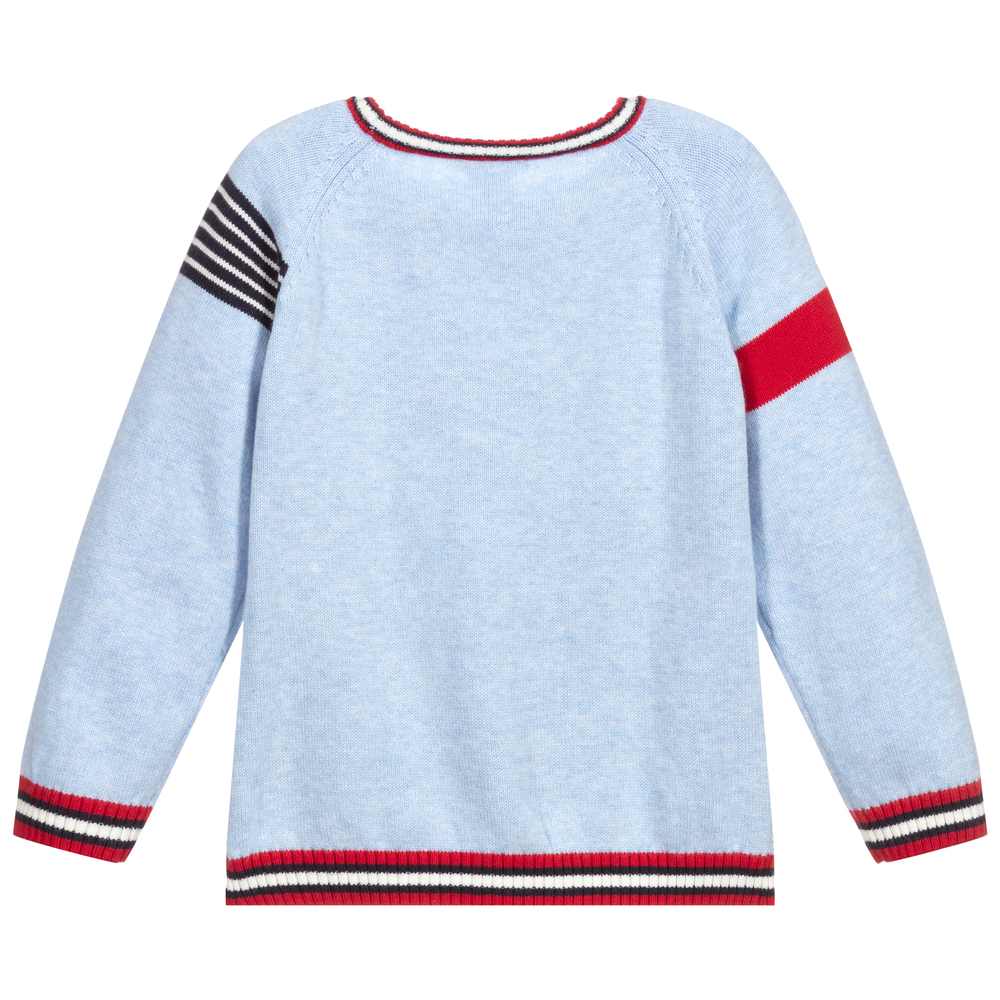 Tutto Piccolo-Blue Star Sweater | Childrensalon Outlet