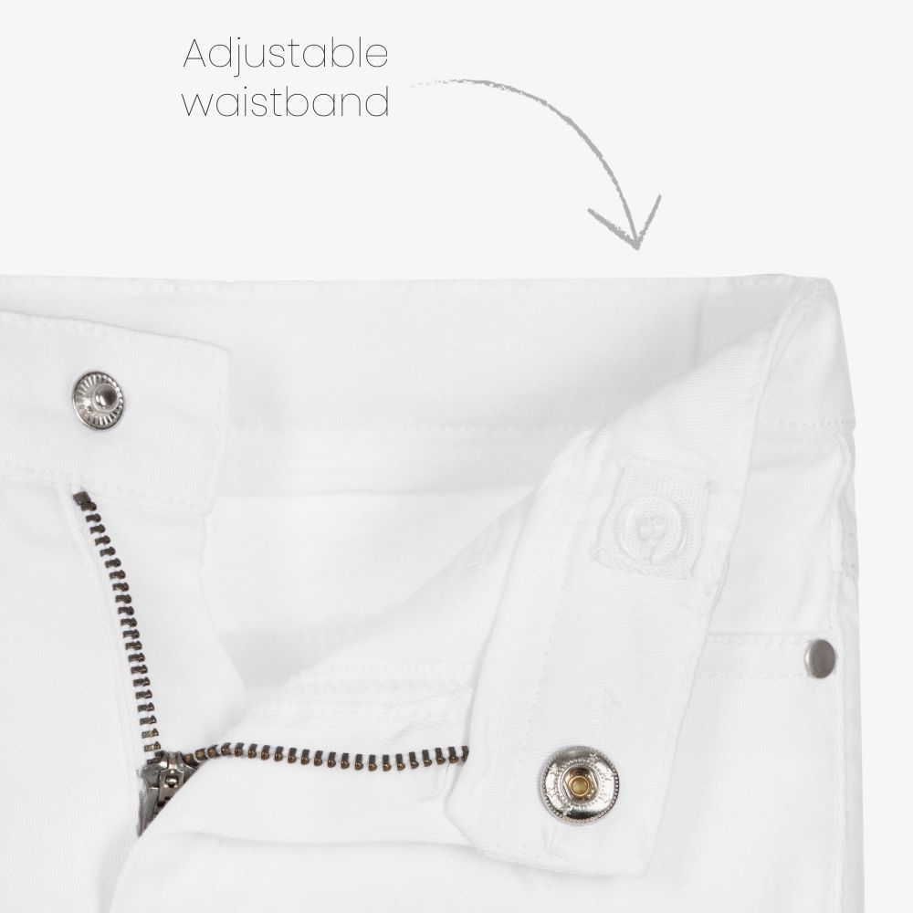 Tutto Piccolo-طقم شورت قطن لون أزرق وأبيض للأولاد | Childrensalon Outlet