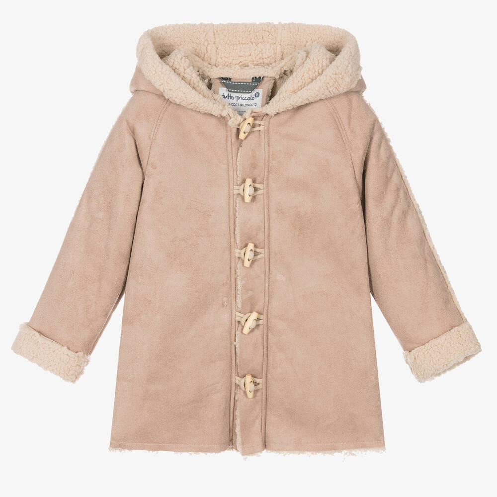 Tutto Piccolo - Manteau beige à capuche garçon | Childrensalon