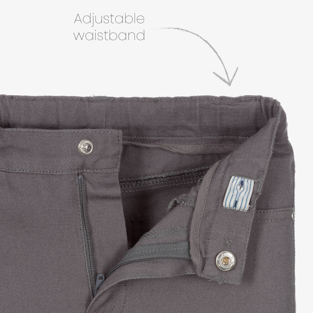 Tutto Piccolo-Boys Beige & Grey Trouser Set | Childrensalon Outlet