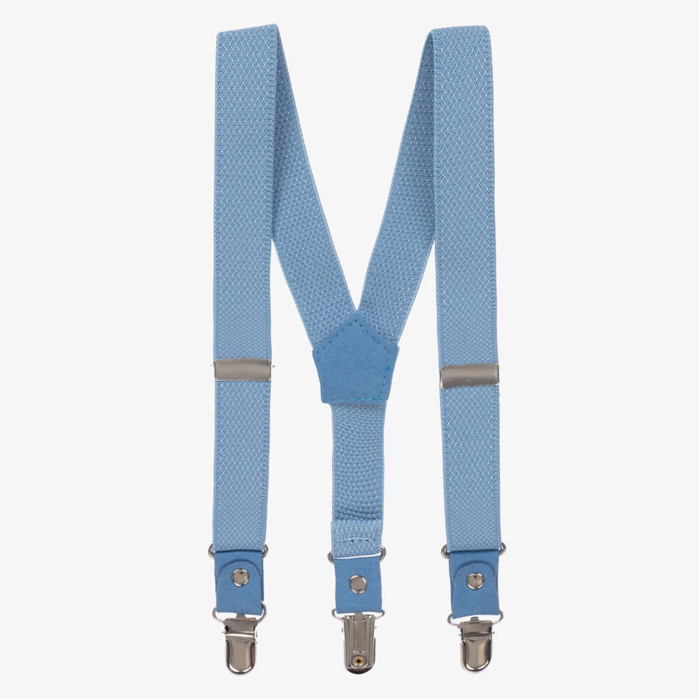 Tutto Piccolo-Boys Blue Clip-On Braces | Childrensalon Outlet