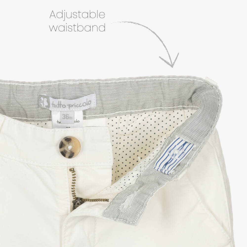 Tutto Piccolo-Boys Blue Linen & Cotton Shorts Set | Childrensalon Outlet