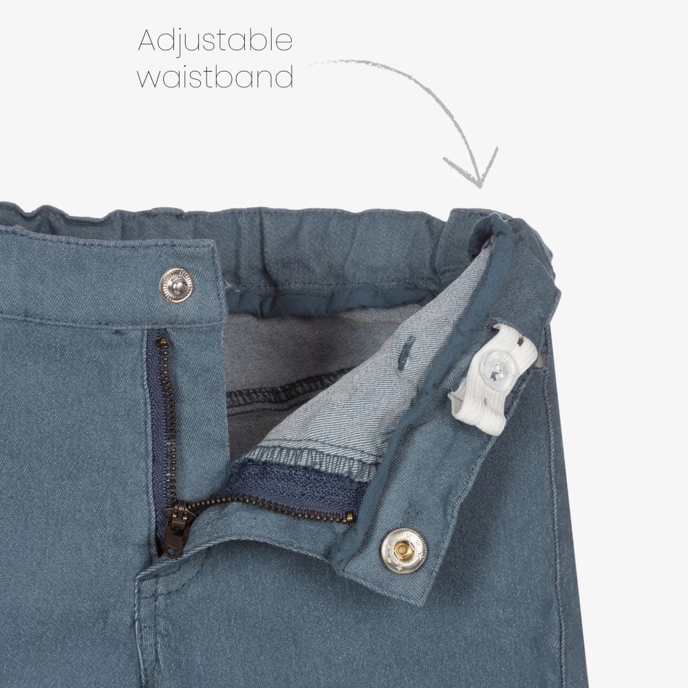 Tutto Piccolo-Boys Blue Shorts Set | Childrensalon Outlet