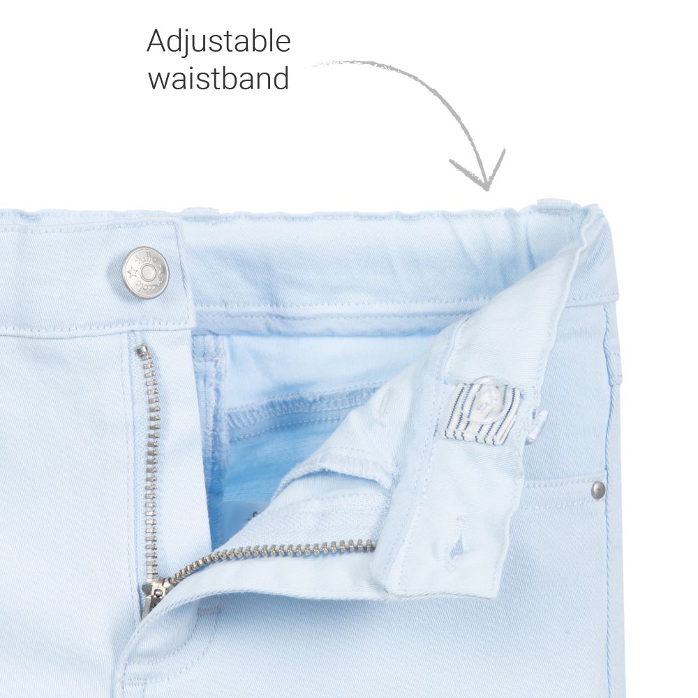 Tutto Piccolo-طقم بنطلون 3 قطع مزيج قطن لون أزرق للأولاد | Childrensalon Outlet