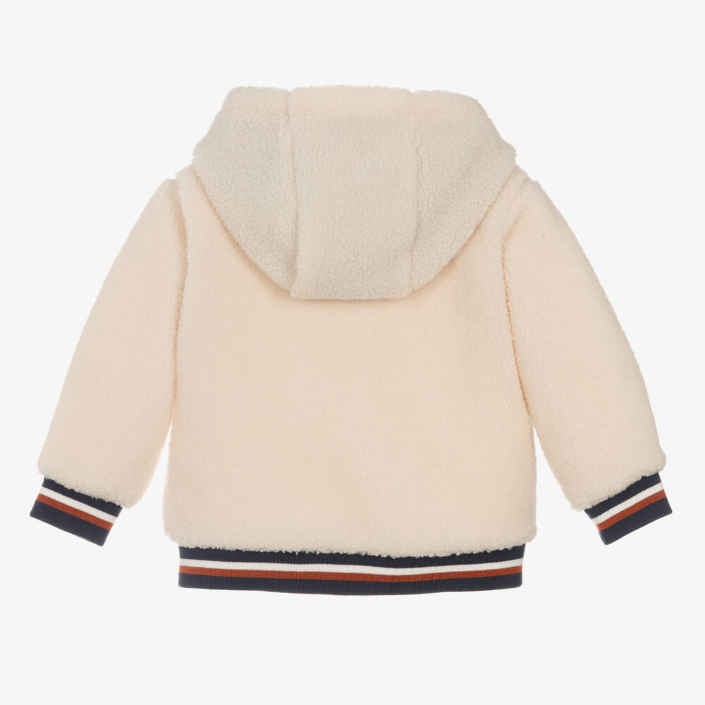 Tutto Piccolo-Boys Cream Cozy Sherpa Jacket | Childrensalon Outlet