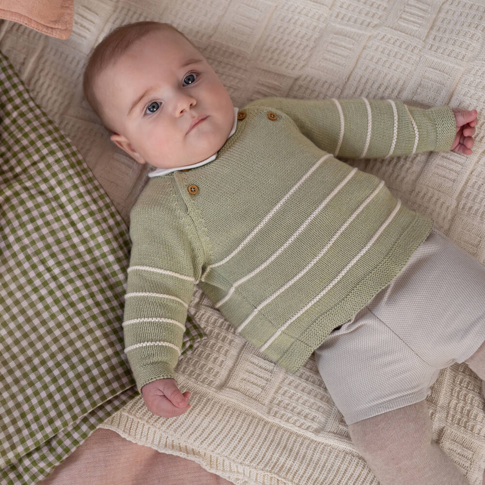 Tutto Piccolo-Boys Forest Knit & Sand Trouser Duo | Childrensalon Outlet