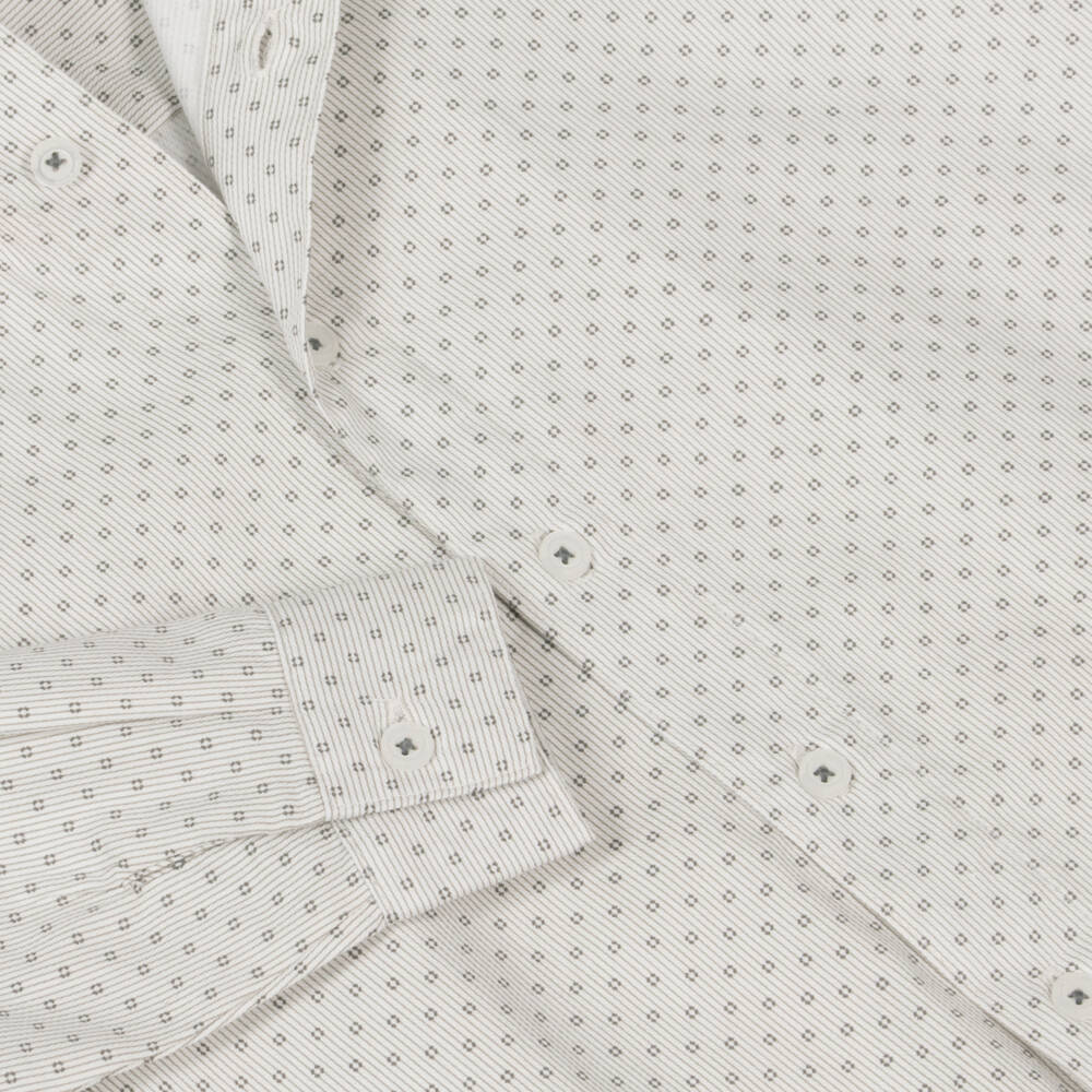 Tutto Piccolo-Boys Grey Shirt and Blue Trousers Ensemble | Childrensalon Outlet